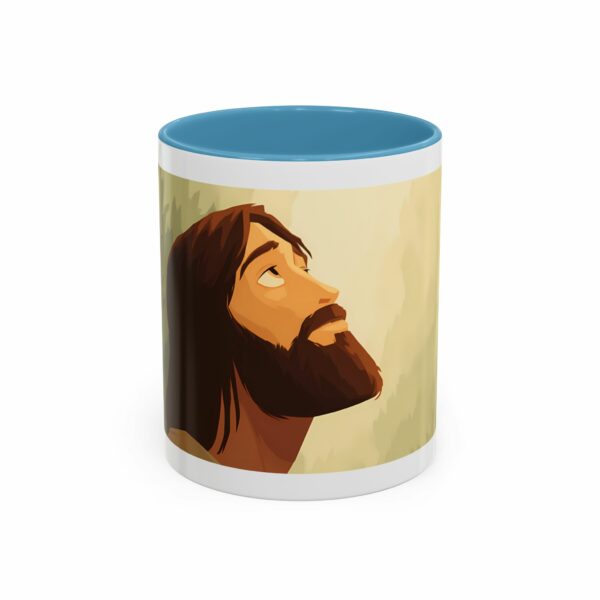 grace in faith coffee mug | jesus portrait christian accent mug