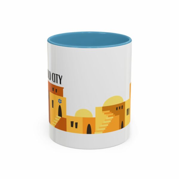 old city vintage jerusalem coffee mug | skyline accent mug old city vintage jerusalem coffee mug | skyline accent mug