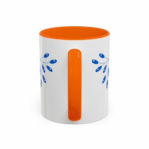 solomon hanukkah coffee mug | blue & gold dreidel and star design