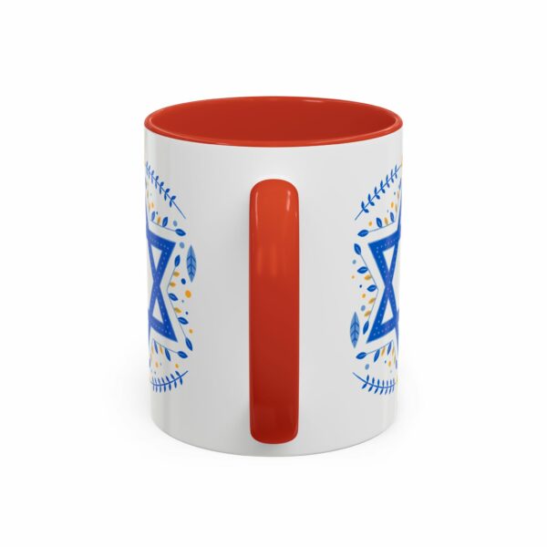 star of david personalized hanukkah mug | accent coffee mug star of david personalized hanukkah mug | accent coffee mug