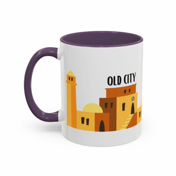 old city vintage jerusalem coffee mug | skyline accent mug old city vintage jerusalem coffee mug | skyline accent mug