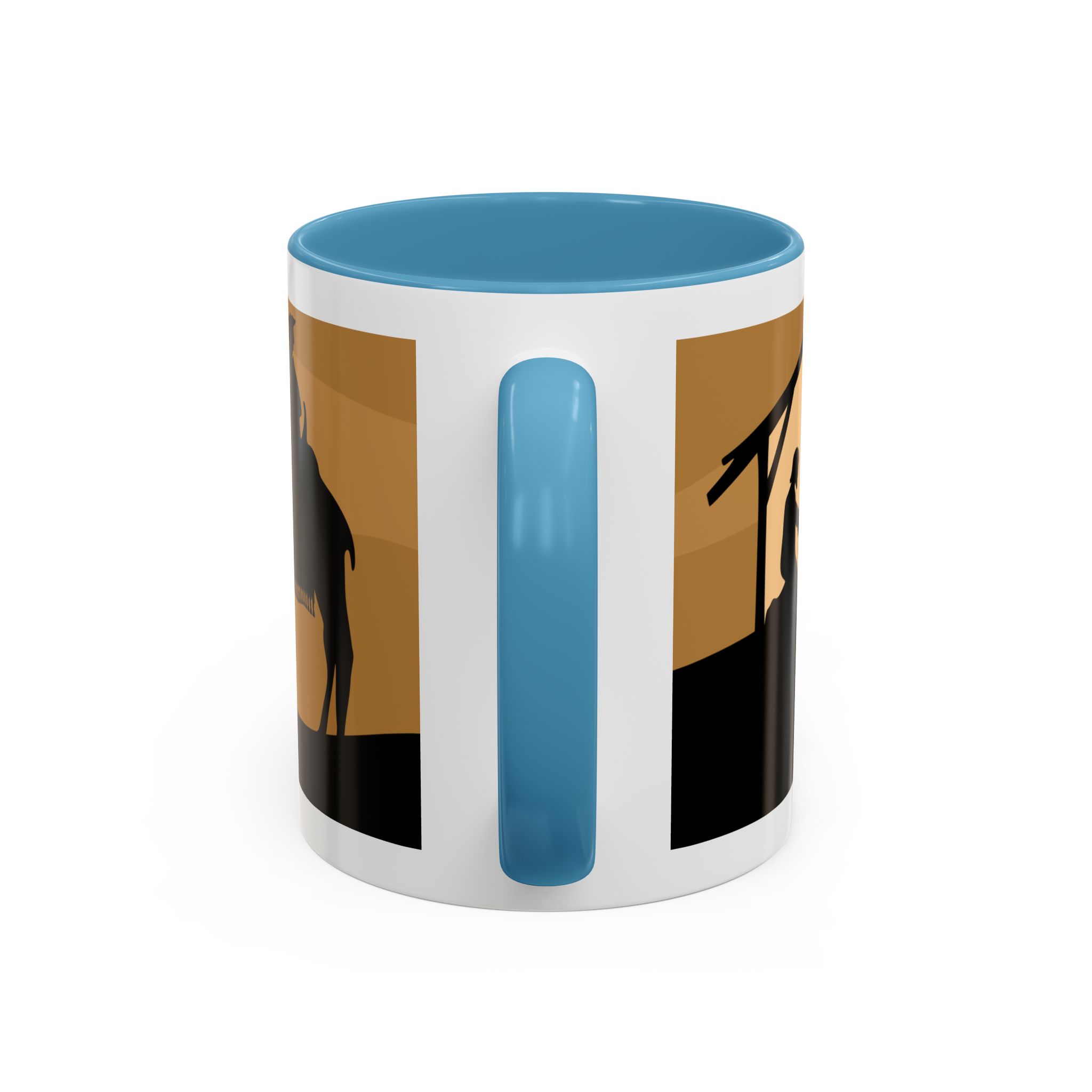 joseph nativity accent coffee mug | silhouette design joseph nativity accent coffee mug | silhouette design