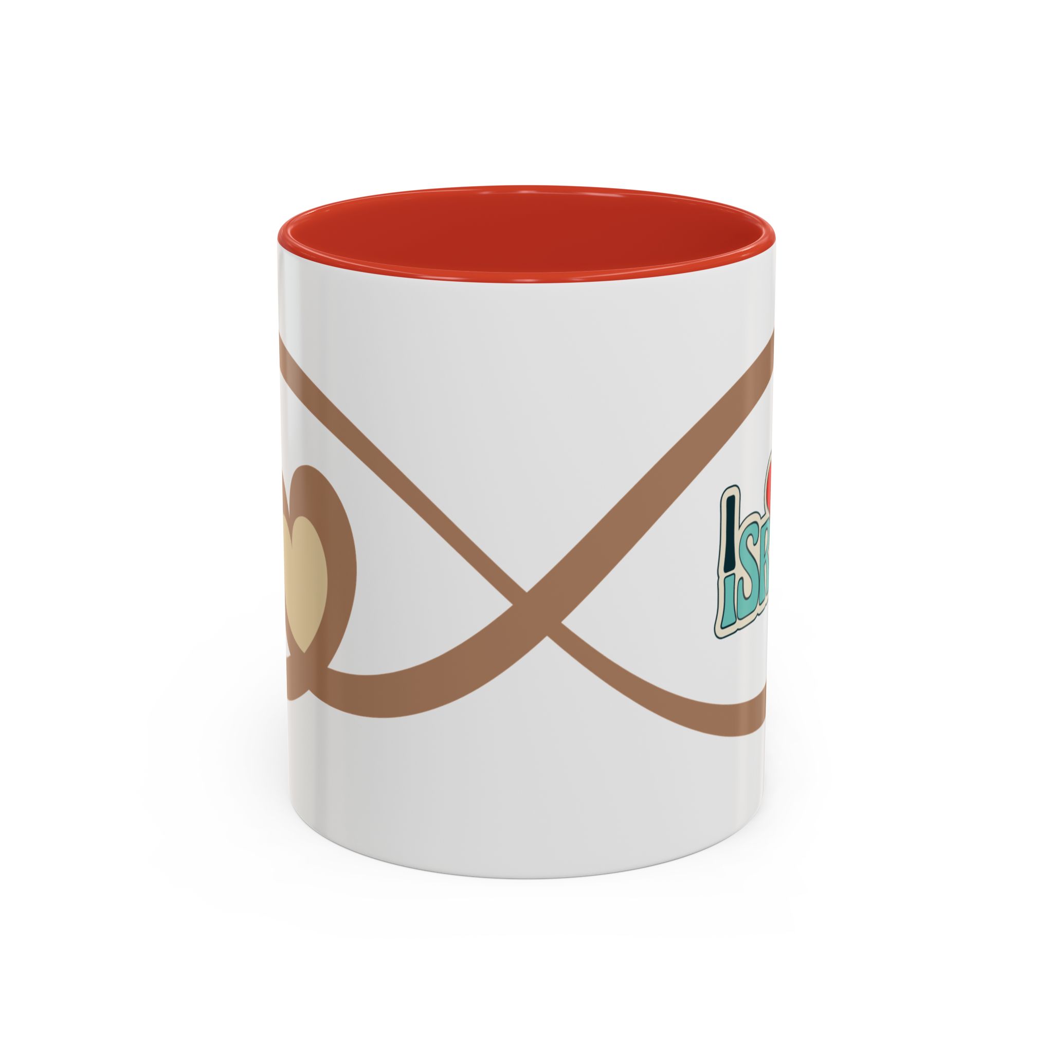 love israel coffee mug — heart design accent ceramic mug love israel coffee mug — heart design accent ceramic mug