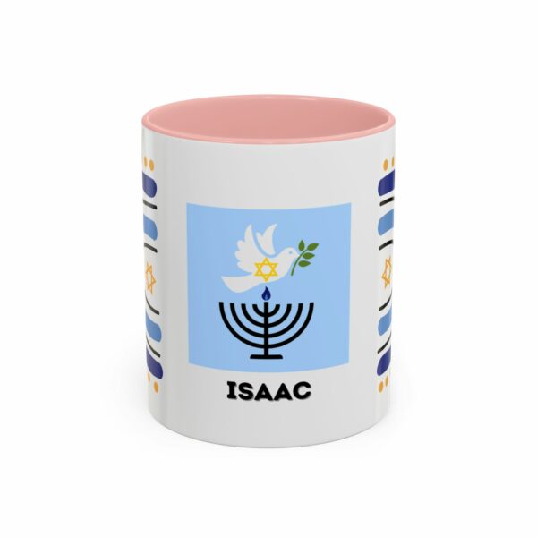 isaac accent mug | hanukkah menorah & dove coffee mug isaac accent mug | hanukkah menorah & dove coffee mug