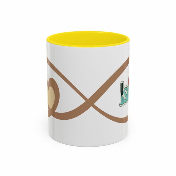 love israel coffee mug — heart design accent ceramic mug love israel coffee mug — heart design accent ceramic mug