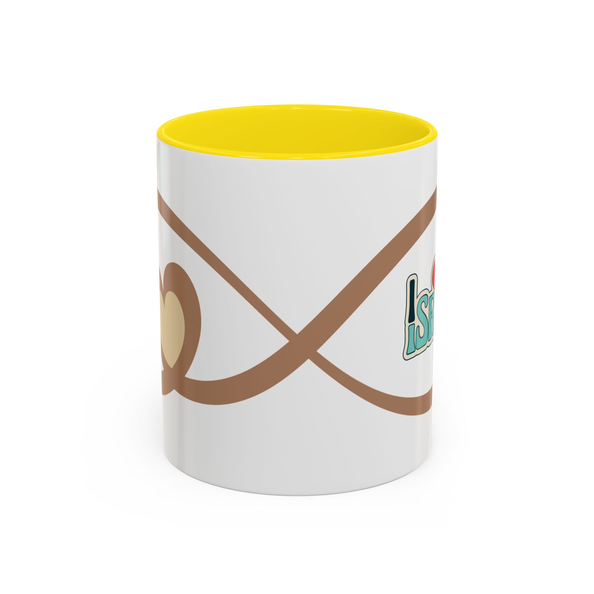 love israel coffee mug — heart design accent ceramic mug love israel coffee mug — heart design accent ceramic mug