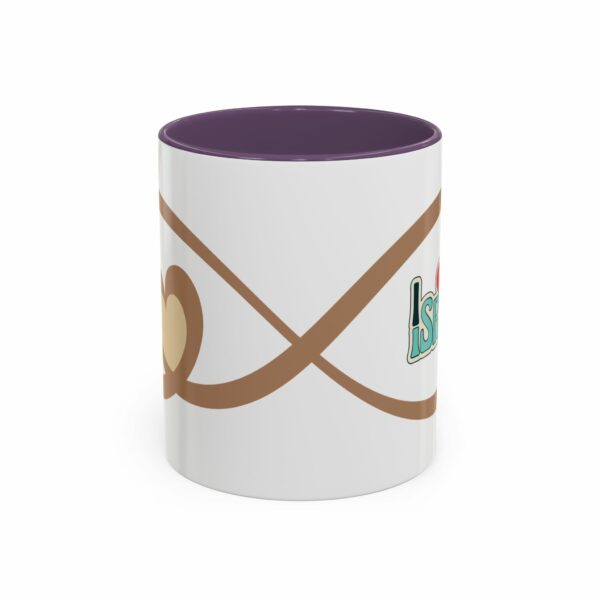 love israel coffee mug — heart design accent ceramic mug love israel coffee mug — heart design accent ceramic mug