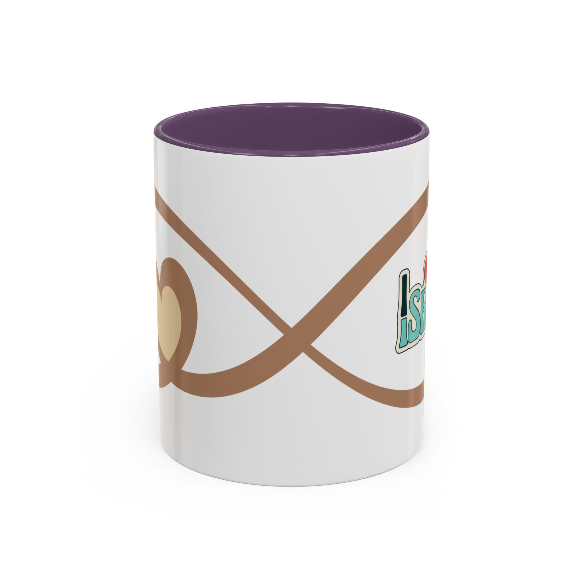 love israel coffee mug — heart design accent ceramic mug love israel coffee mug — heart design accent ceramic mug