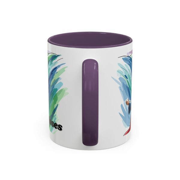 moses parting seas accent coffee mug | inspirational biblical scripture ceramic mug