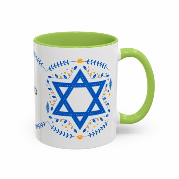star of david personalized hanukkah mug | accent coffee mug star of david personalized hanukkah mug | accent coffee mug