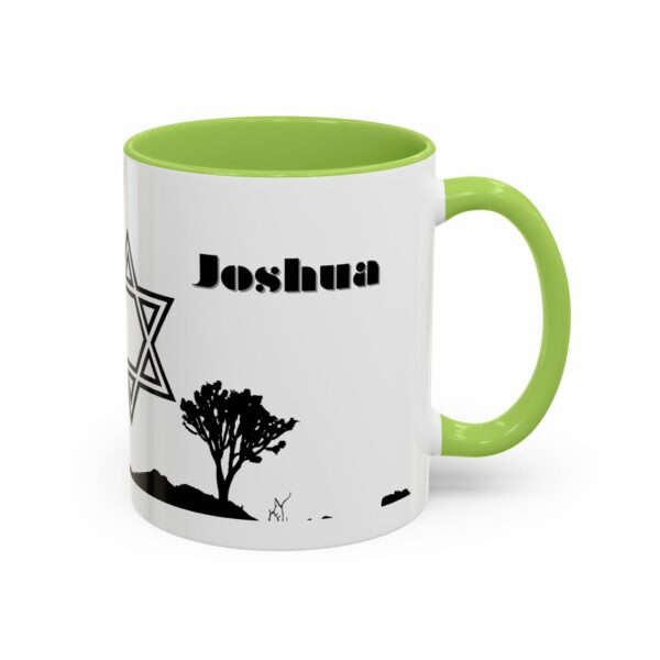 joshua star of david personalized coffee mug | jewish name accent mug joshua star of david personalized coffee mug | jewish name accent mug