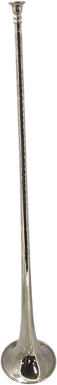 handmade temple trumpet ? silver color copper trumpet | biblical ceremonial decor | 27.56? long handmade temple trumpet ? silver color copper trumpet | biblical ceremonial decor | 27.56? long