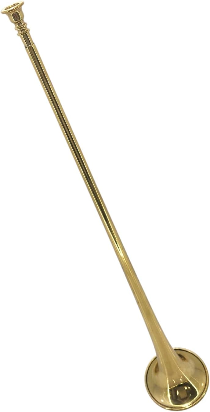 handmade temple trumpet ? gold color copper trumpet | biblical style | 27.56? long | 0.66 lb handmade temple trumpet ? gold color copper trumpet | biblical style | 27.56? long | 0.66 lb