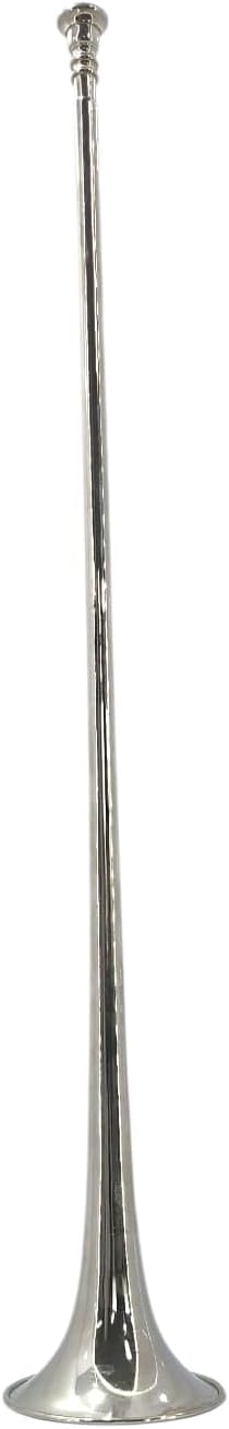 handmade temple trumpet ? silver color copper trumpet | biblical ceremonial decor | 27.56? long handmade temple trumpet ? silver color copper trumpet | biblical ceremonial decor | 27.56? long