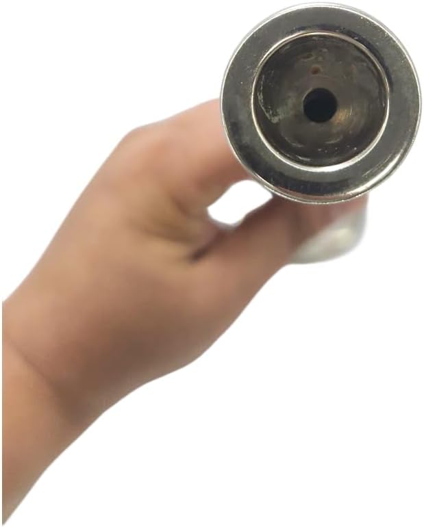 handmade temple trumpet ? silver color copper trumpet | biblical ceremonial decor | 27.56? long handmade temple trumpet ? silver color copper trumpet | biblical ceremonial decor | 27.56? long