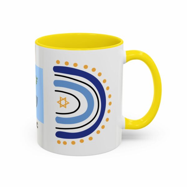 isaac accent mug | hanukkah menorah & dove coffee mug isaac accent mug | hanukkah menorah & dove coffee mug