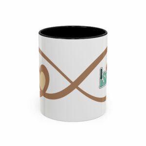 love israel coffee mug — heart design accent ceramic mug