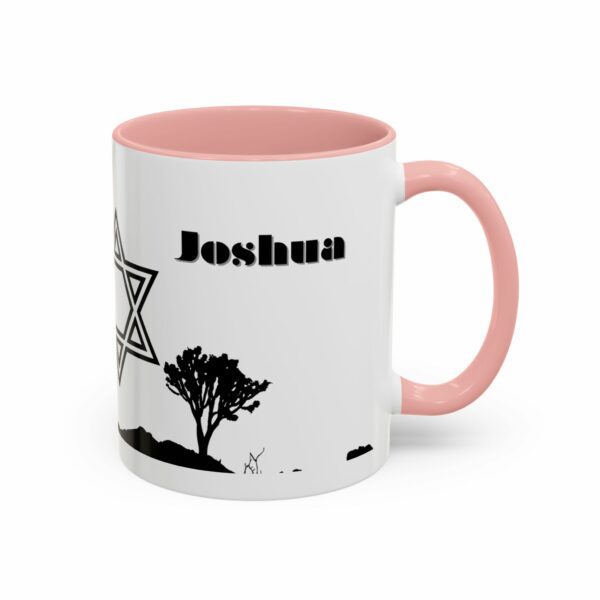 joshua star of david personalized coffee mug | jewish name accent mug joshua star of david personalized coffee mug | jewish name accent mug