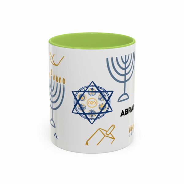 abraham ceramic coffee mug | inspirational accent design