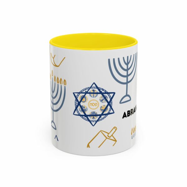 abraham ceramic coffee mug | inspirational accent design
