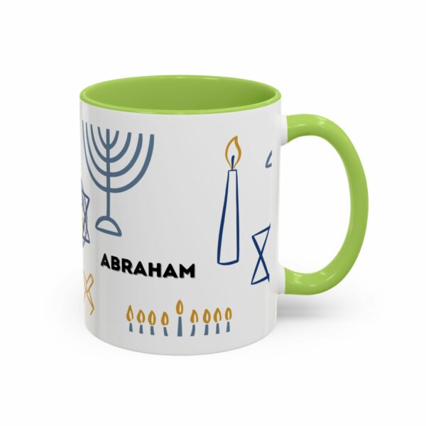 abraham ceramic coffee mug | inspirational accent design