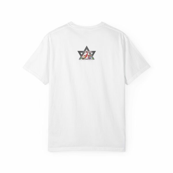 faith, family, community white t shirt – jesus & diverse kids star design faith, family, community white t shirt – jesus & diverse kids star design