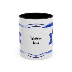 western wall coffee mug | israel star of david design