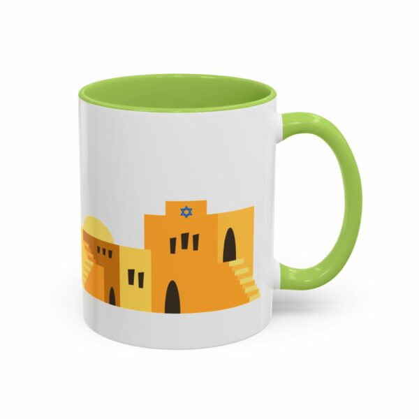 old city vintage jerusalem coffee mug | skyline accent mug old city vintage jerusalem coffee mug | skyline accent mug