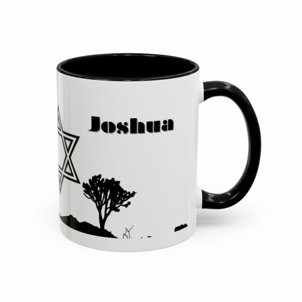 joshua star of david personalized coffee mug | jewish name accent mug joshua star of david personalized coffee mug | jewish name accent mug