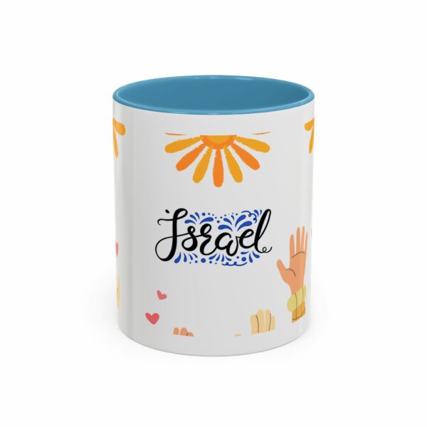 hope israel love accent mug | faith, unity & heart design coffee mug hope israel love accent mug | faith, unity & heart design coffee mug