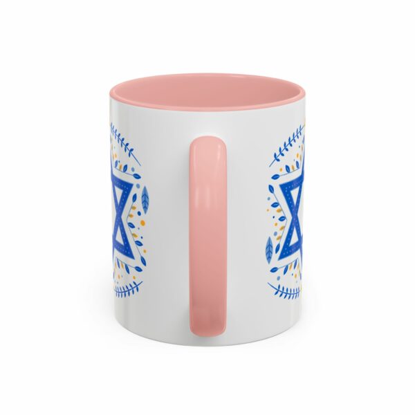 star of david personalized hanukkah mug | accent coffee mug star of david personalized hanukkah mug | accent coffee mug