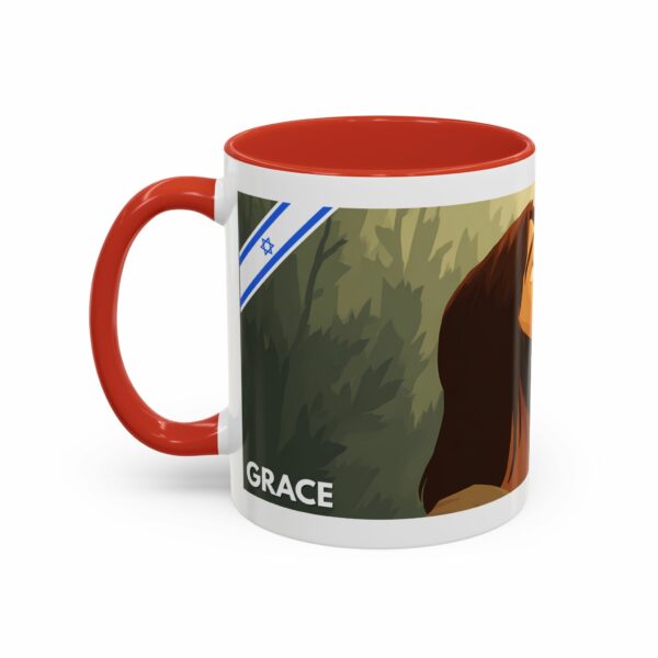 grace in faith coffee mug | jesus portrait christian accent mug