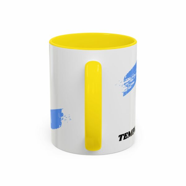 temple mount pagoda mug | japanese autumn scenic coffee mug