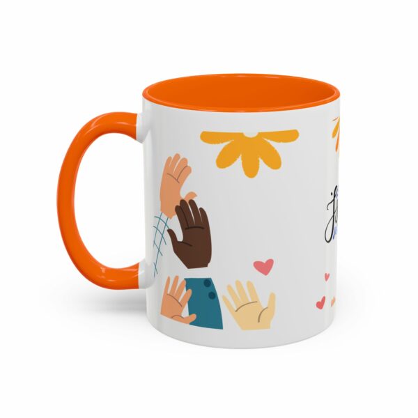 hope israel love accent mug | faith, unity & heart design coffee mug hope israel love accent mug | faith, unity & heart design coffee mug