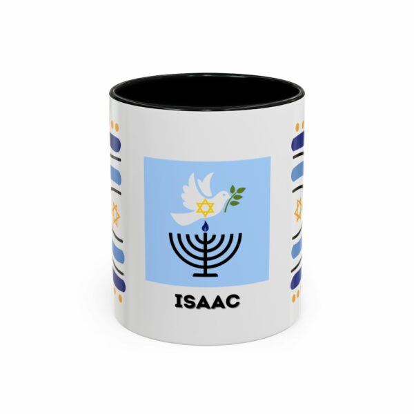 isaac accent mug | hanukkah menorah & dove coffee mug isaac accent mug | hanukkah menorah & dove coffee mug