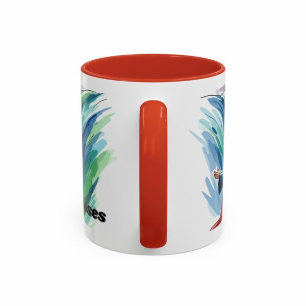 moses parting seas accent coffee mug | inspirational biblical scripture ceramic mug