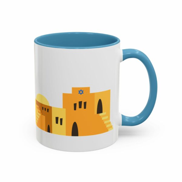 old city vintage jerusalem coffee mug | skyline accent mug old city vintage jerusalem coffee mug | skyline accent mug