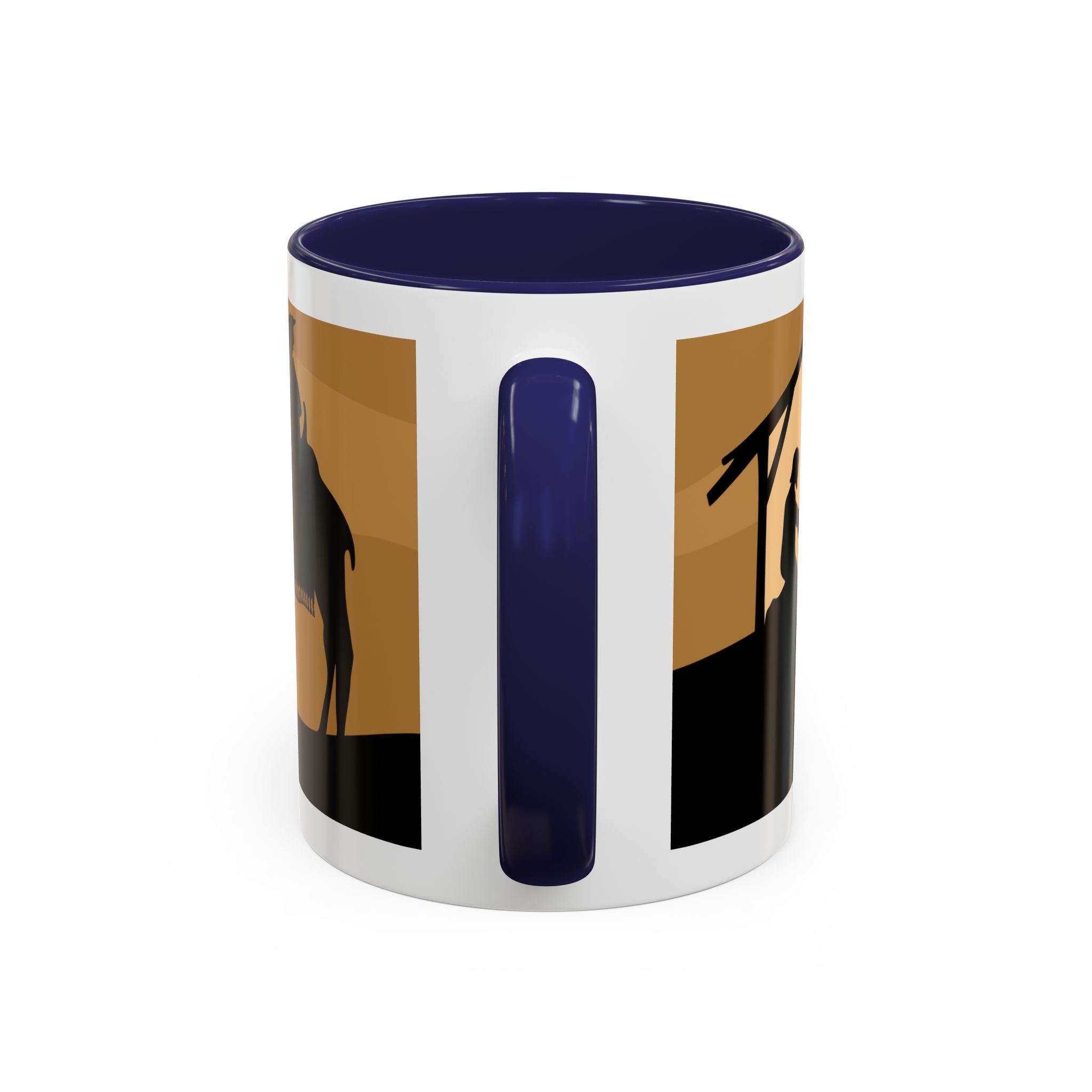 joseph nativity accent coffee mug | silhouette design joseph nativity accent coffee mug | silhouette design