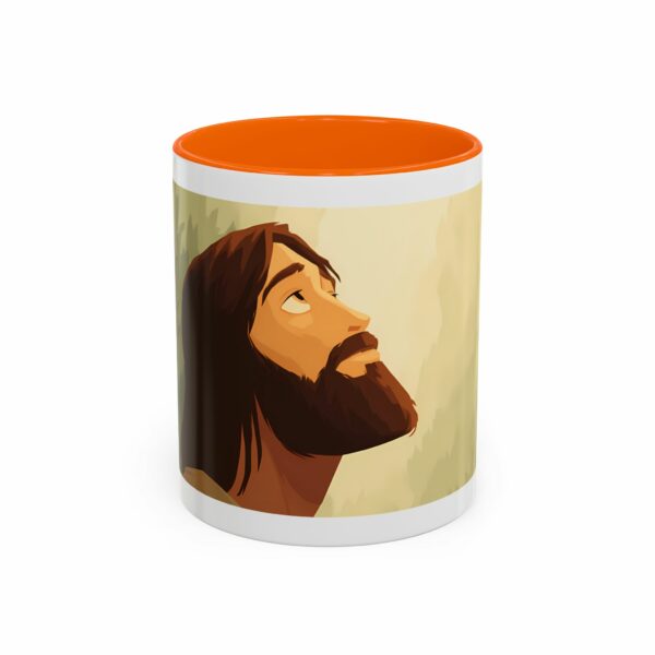 grace in faith coffee mug | jesus portrait christian accent mug