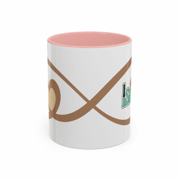 love israel coffee mug — heart design accent ceramic mug love israel coffee mug — heart design accent ceramic mug