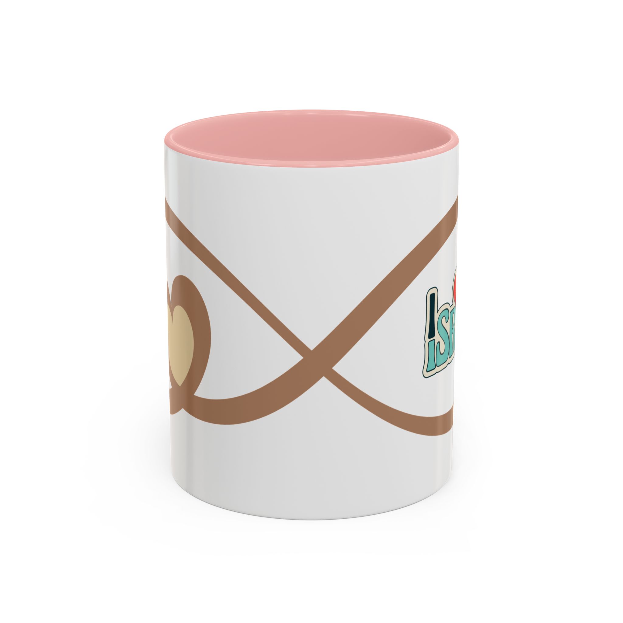 love israel coffee mug — heart design accent ceramic mug love israel coffee mug — heart design accent ceramic mug