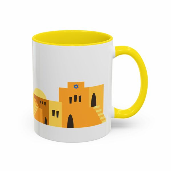 old city vintage jerusalem coffee mug | skyline accent mug old city vintage jerusalem coffee mug | skyline accent mug