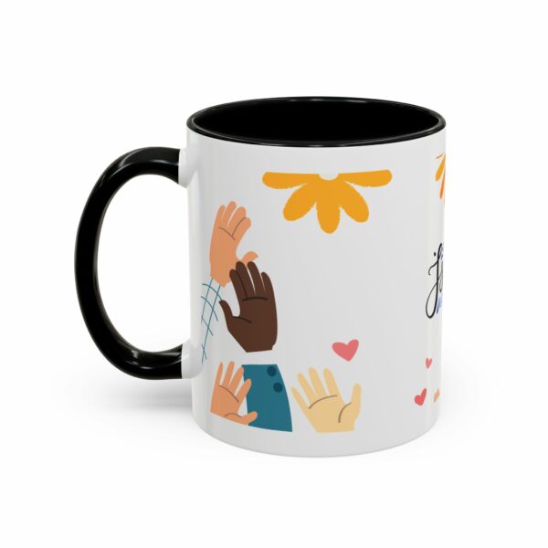 hope israel love accent mug | faith, unity & heart design coffee mug hope israel love accent mug | faith, unity & heart design coffee mug