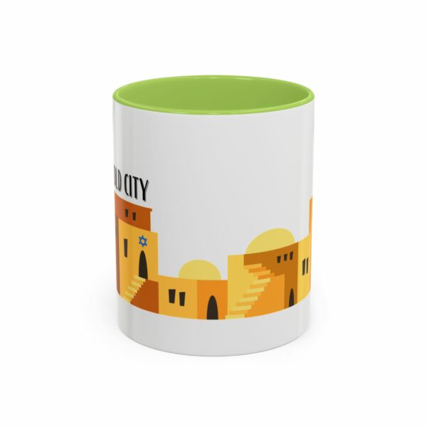 old city vintage jerusalem coffee mug | skyline accent mug old city vintage jerusalem coffee mug | skyline accent mug
