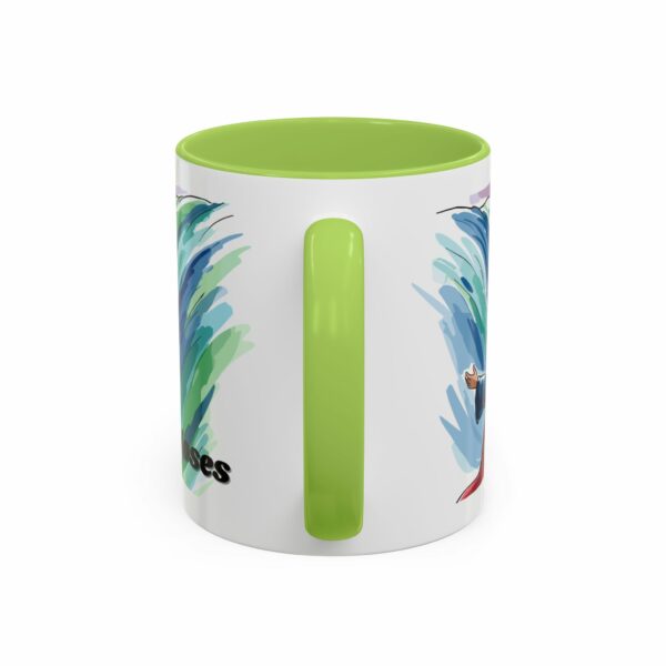 moses parting seas accent coffee mug | inspirational biblical scripture ceramic mug