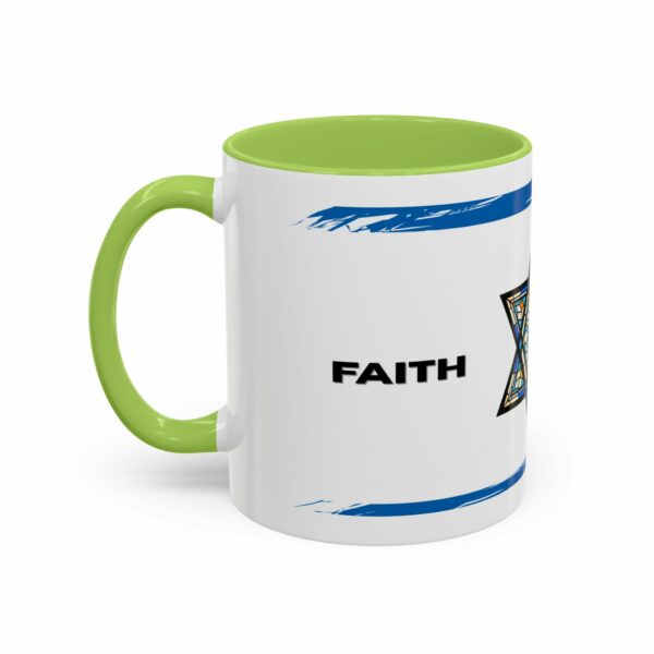 faith judaica coffee mug | star of david blue accent design faith judaica coffee mug | star of david blue accent design