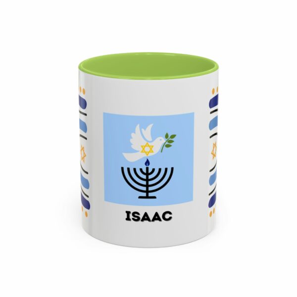 isaac accent mug | hanukkah menorah & dove coffee mug isaac accent mug | hanukkah menorah & dove coffee mug