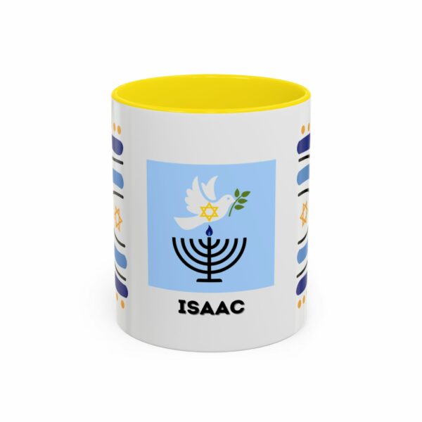 isaac accent mug | hanukkah menorah & dove coffee mug isaac accent mug | hanukkah menorah & dove coffee mug
