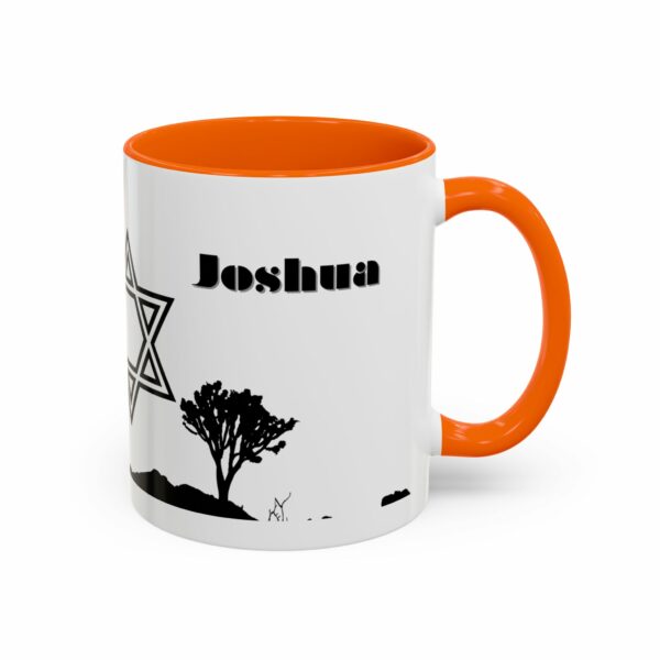 joshua star of david personalized coffee mug | jewish name accent mug joshua star of david personalized coffee mug | jewish name accent mug
