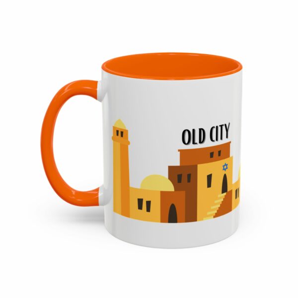 old city vintage jerusalem coffee mug | skyline accent mug old city vintage jerusalem coffee mug | skyline accent mug